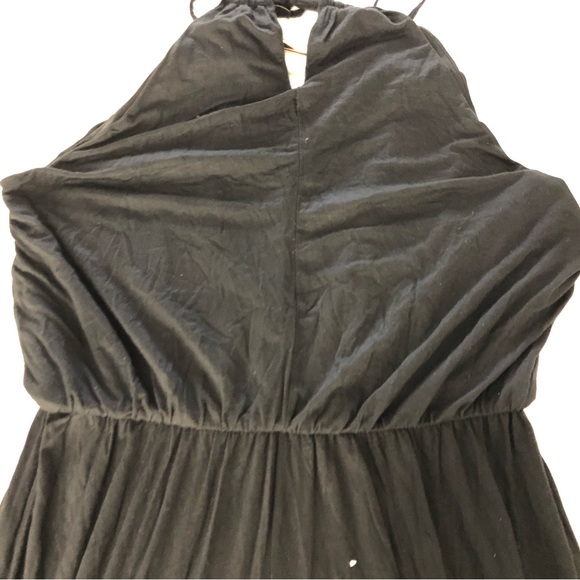 Milano Rayón Black Jumpsuit Wide legs SZ XL - Picture 3 of 16